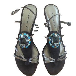 A.Marinell Riga Block Heels - size 9.5